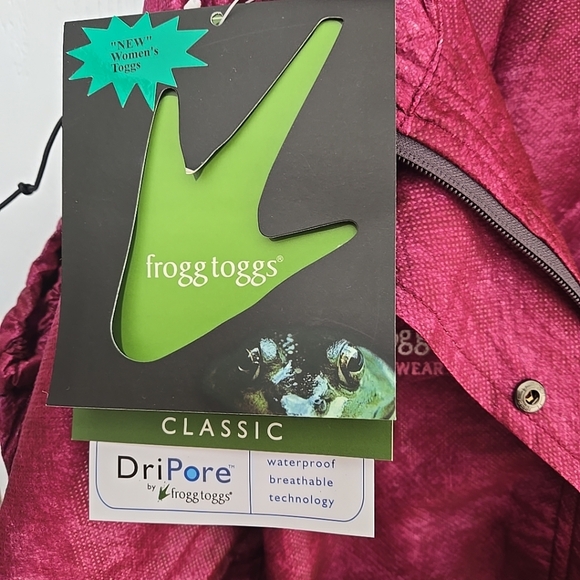 Frogg Toggs Pink Rain Suit Womens XL New - Picture 3 of 6